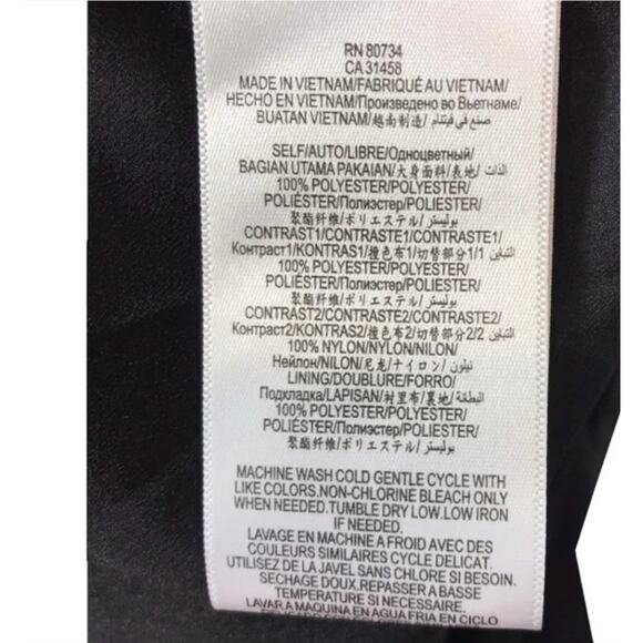 NWT BCBGeneration Lace Chiffon Sleeveless Little Black Dress - Picture 10 of 10